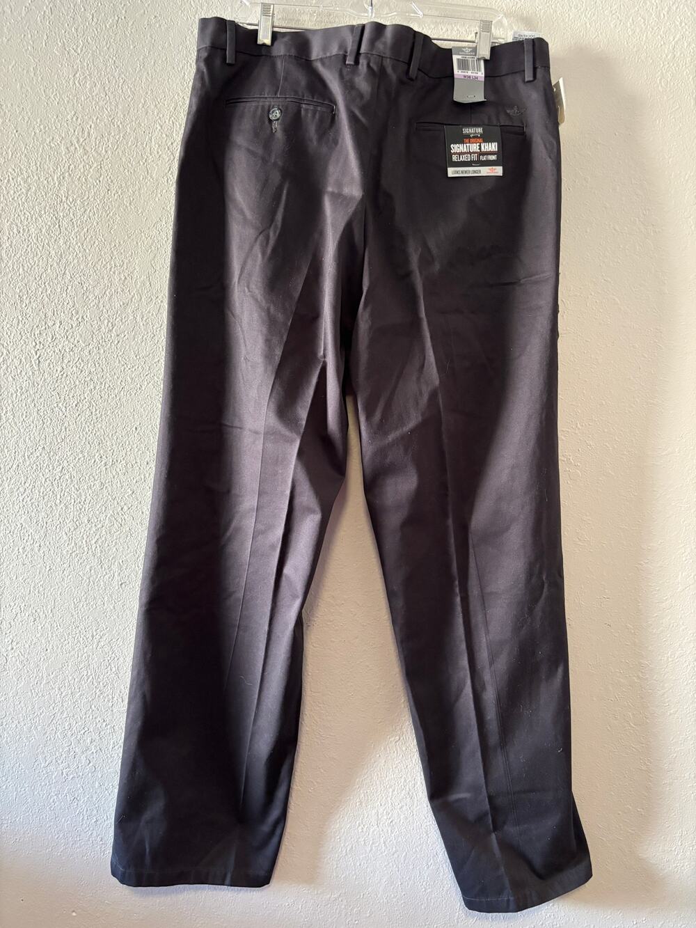 Dockers The Original Signature Khaki Relaxed Fit Flat Flont Pants 38 x 34 New